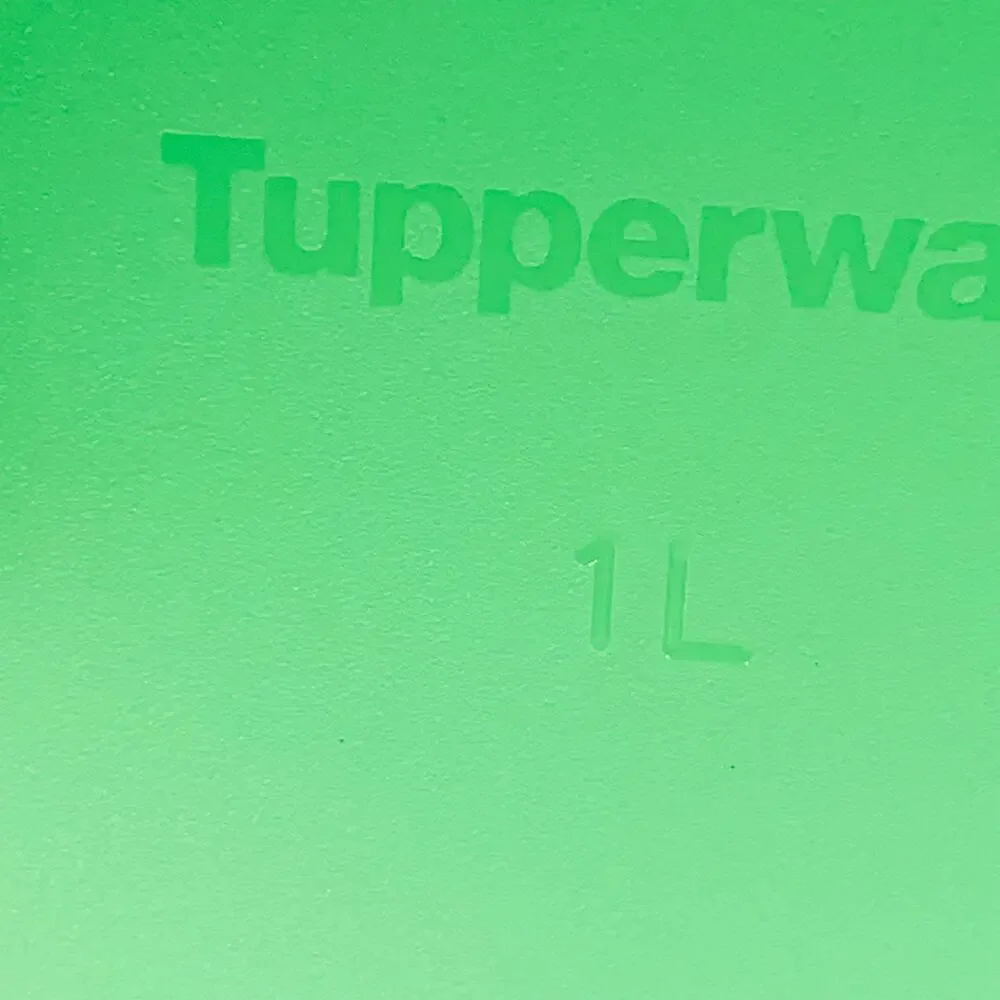 Tupperware Crystalwave Plus 12 Piece 6 Bowls Lids Green Blue Plastic Rectangle